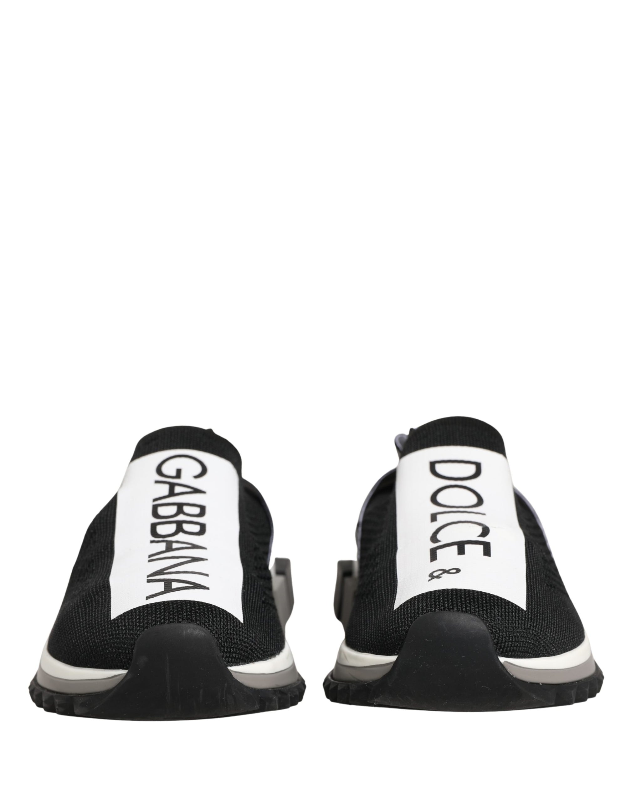 Dolce & Gabbana Black Sorrento Slip On Low Top Sneakers Shoes