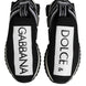 Dolce & Gabbana Black Sorrento Slip On Low Top Sneakers Shoes