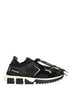 Dolce & Gabbana Black Mesh Sorrento Trekking Sneakers Shoes