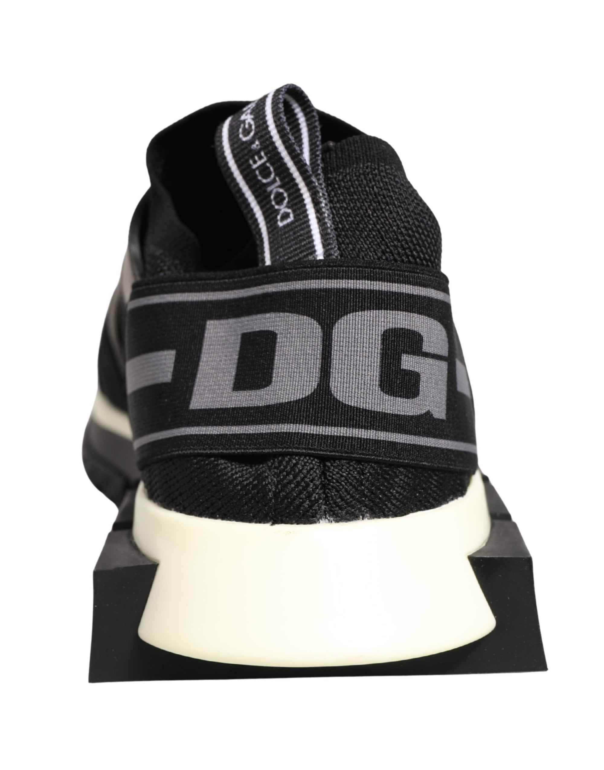 Dolce & Gabbana Black Mesh Sorrento Trekking Sneakers Shoes
