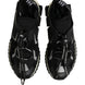 Dolce & Gabbana Black Mesh Sorrento Trekking Sneakers Shoes