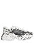 Dolce & Gabbana White Daymaster Graffiti Low Top Sneakers Shoes