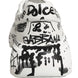 Dolce & Gabbana White Daymaster Graffiti Low Top Sneakers Shoes