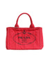 Prada Canapa Mini Υφασμάτινη Τσάντα Χειρός