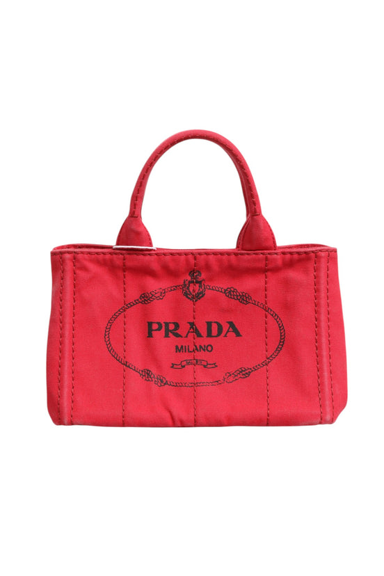 Μίνι τσάντα tote Prada Canapa Canvas