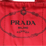 Μίνι τσάντα tote Prada Canapa Canvas