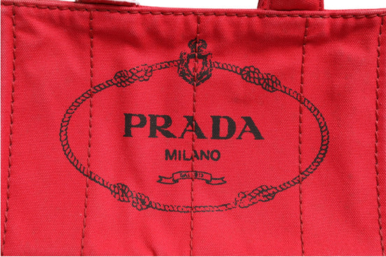 Μίνι τσάντα tote Prada Canapa Canvas