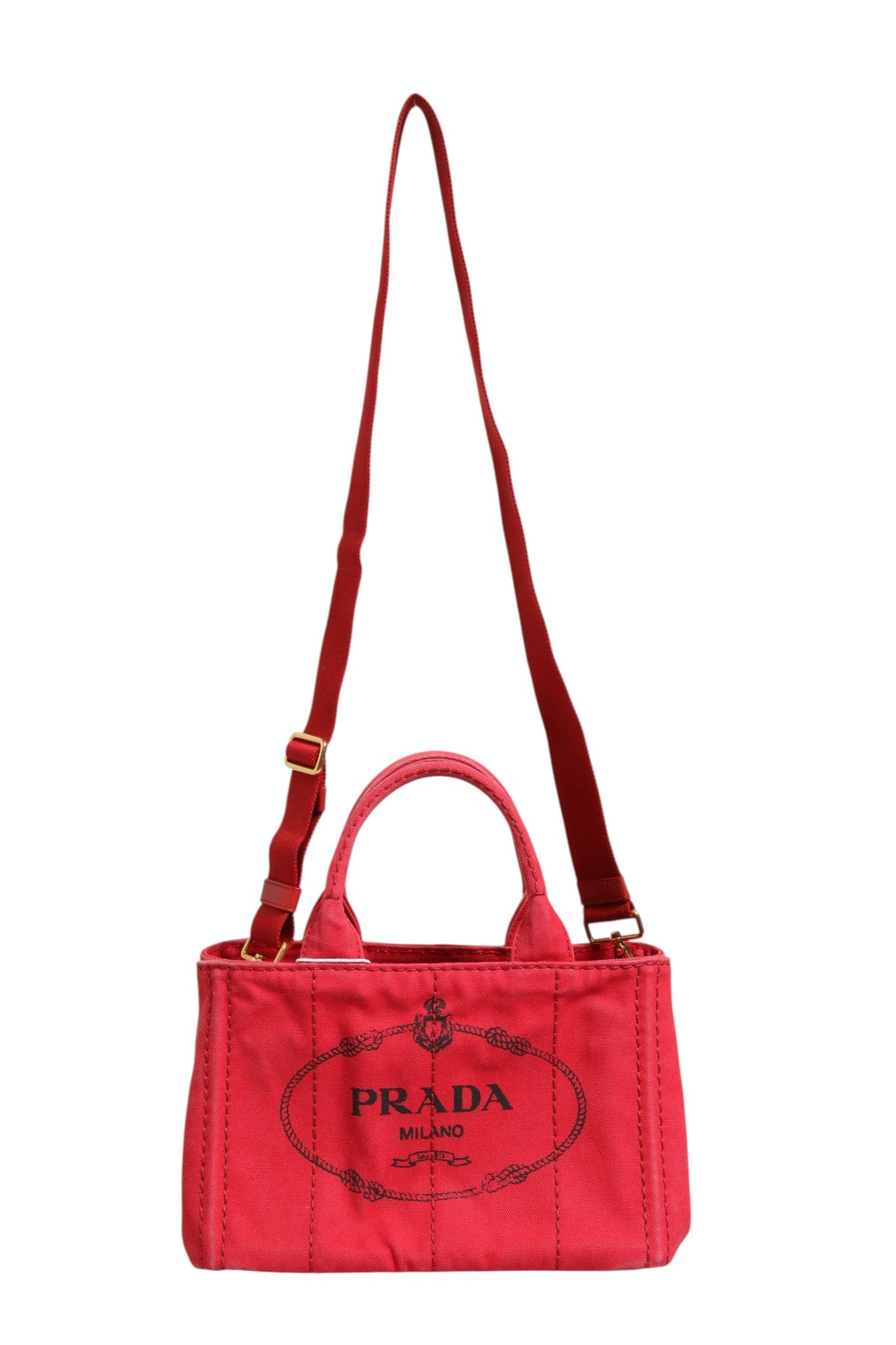 Μίνι τσάντα tote Prada Canapa Canvas