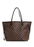 Louis Vuitton Neverfull MM Damier Ebene Τσάντα Ώμου