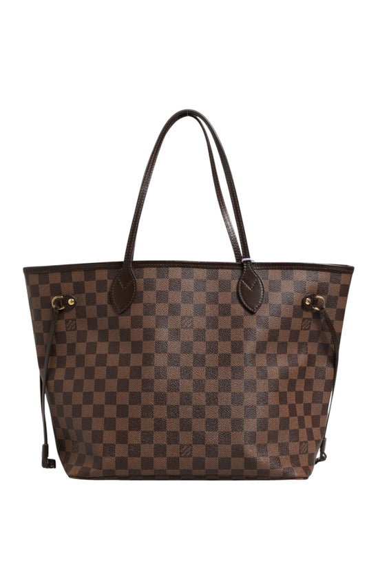 Louis Vuitton Neverfull MM Damier Ebene Tote