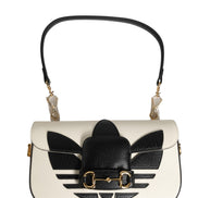 Gucci x Adidas Horsebit 1955 Shoulder Bag Black/White