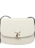 Jimmy Choo White Leather Crossbody Bag