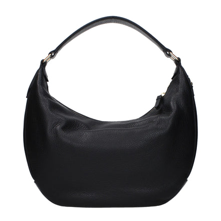 Jimmy Choo Betsy M Μαύρη Τσάντα Ώμου από Δέρμα