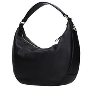 Jimmy Choo Betsy M Μαύρη Τσάντα Ώμου από Δέρμα