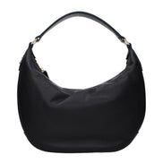 Jimmy Choo Betsy M Μαύρη Τσάντα Ώμου από Δέρμα