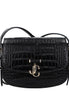 Jimmy Choo Black Leather Crossbody Bag