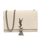 Saint Laurent Kate Tassel Small Croc-Embossed Leather