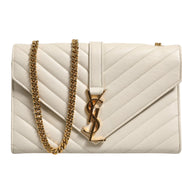 Τσάντα ώμου Saint Laurent Envelope Triquilt Medium YSL