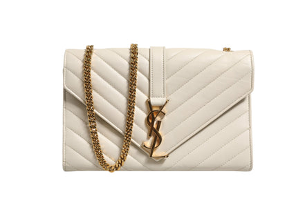 Τσάντα ώμου Saint Laurent Envelope Triquilt Medium YSL