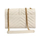 Saint Laurent Envelope Triquilt Medium YSL Shoulder Bag