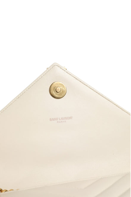 Τσάντα ώμου Saint Laurent Envelope Triquilt Medium YSL