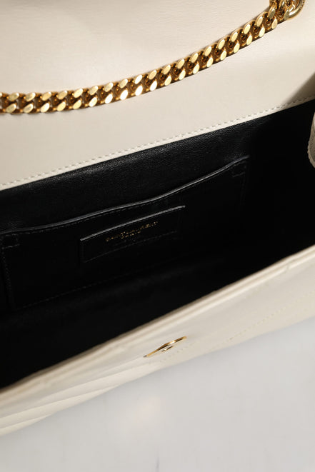 Τσάντα ώμου Saint Laurent Envelope Triquilt Medium YSL