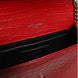 Saint Laurent Kate Tassel Chain Bag in Red Crocodile Embossed Leather