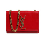 Saint Laurent Kate Red Leather Crossbody Bag