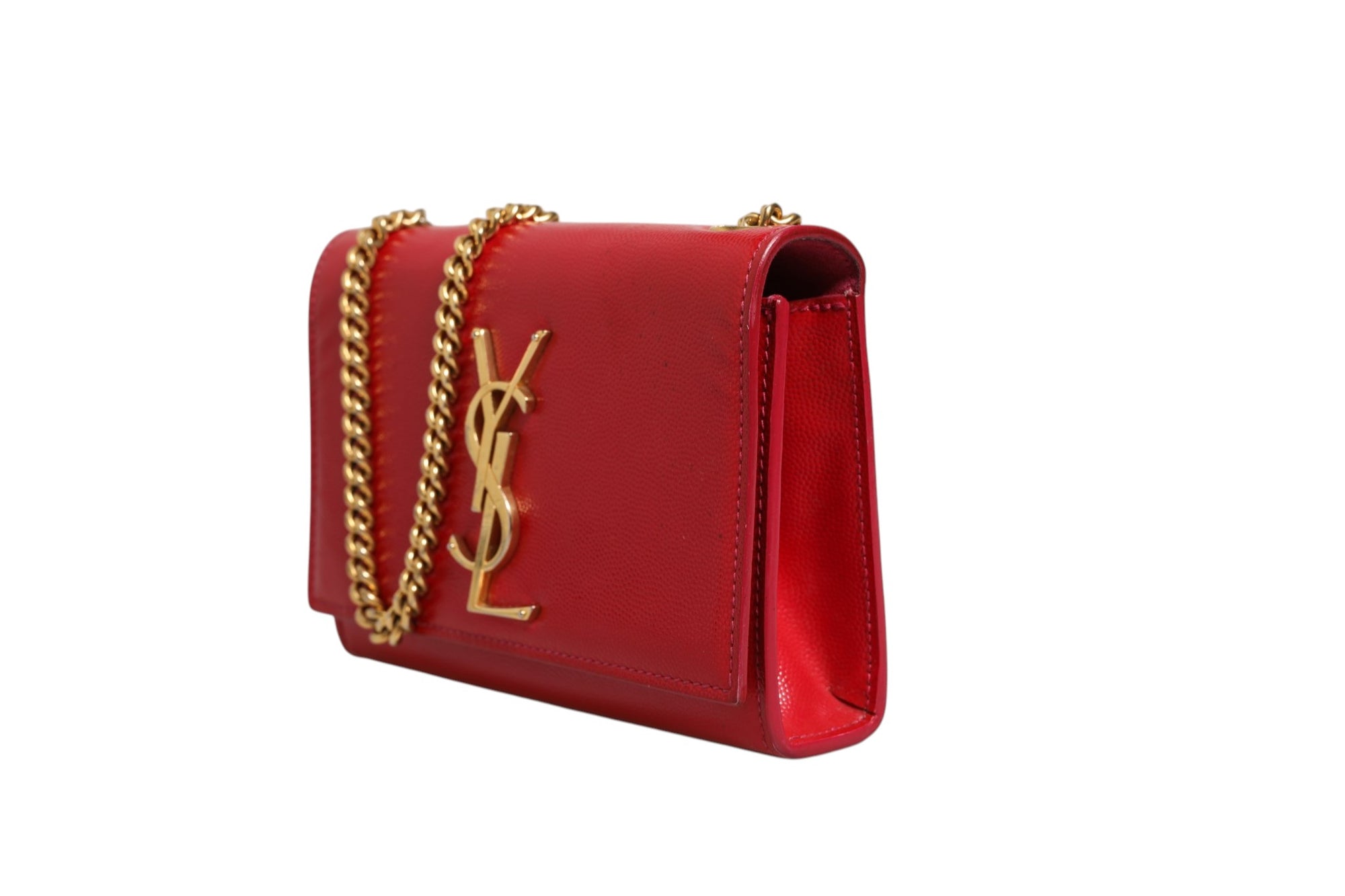 Saint Laurent Kate Red Leather Crossbody Bag