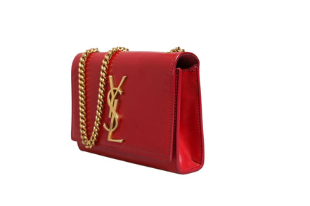Saint Laurent Kate Red Leather Crossbody Bag