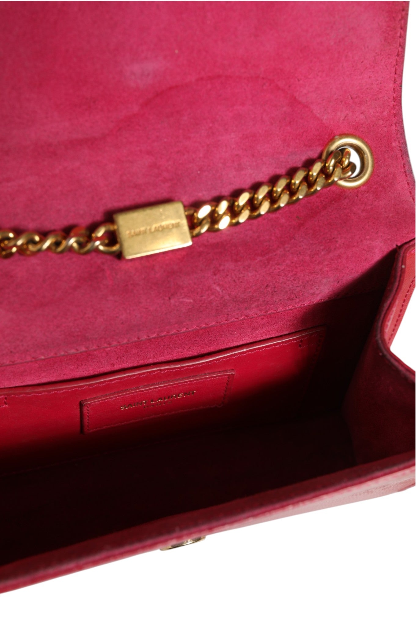 Saint Laurent Kate Red Leather Crossbody Bag