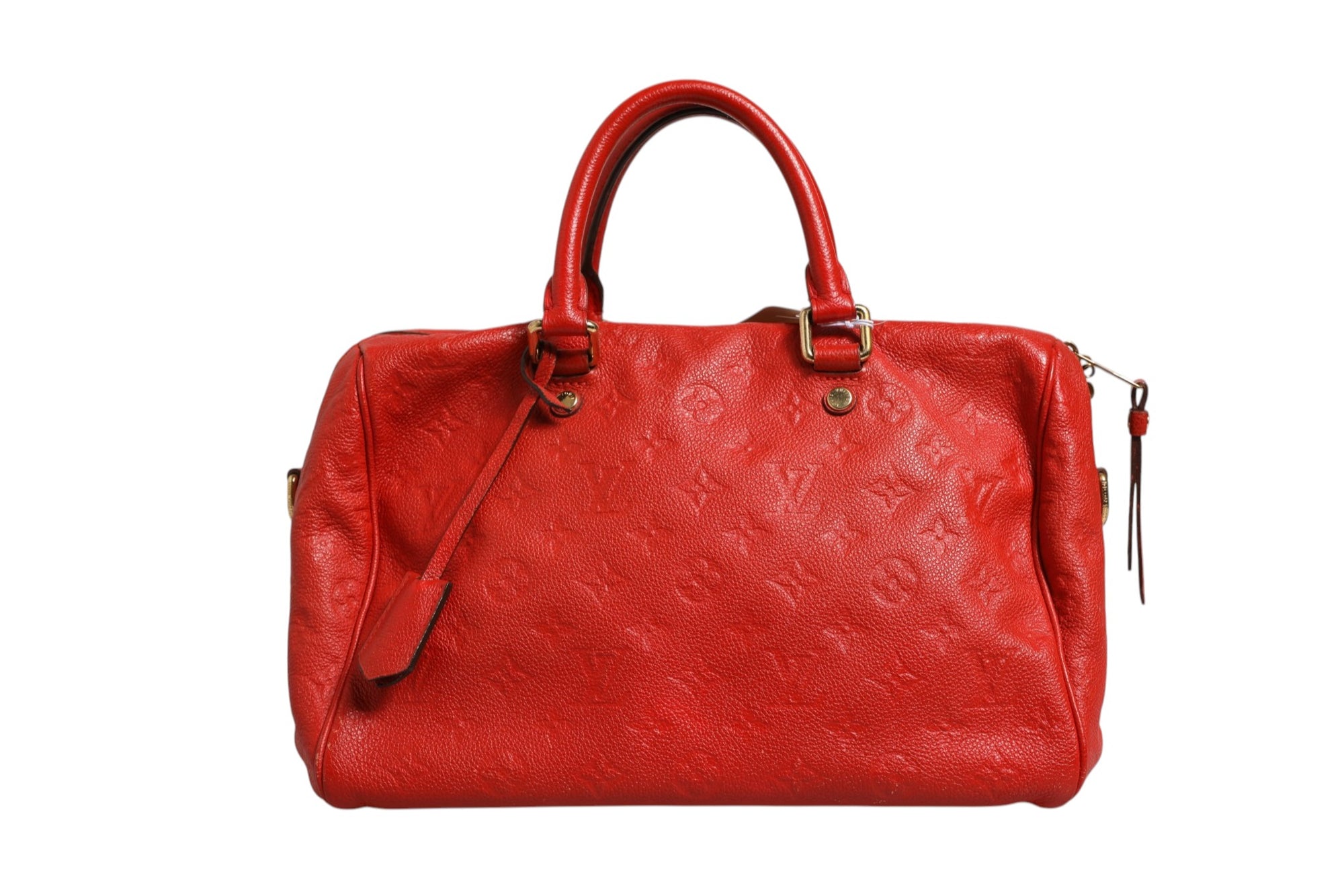 Τσάντα Louis Vuitton Monogram Empreinte Speedy Bandouliere 30 σε κόκκινο