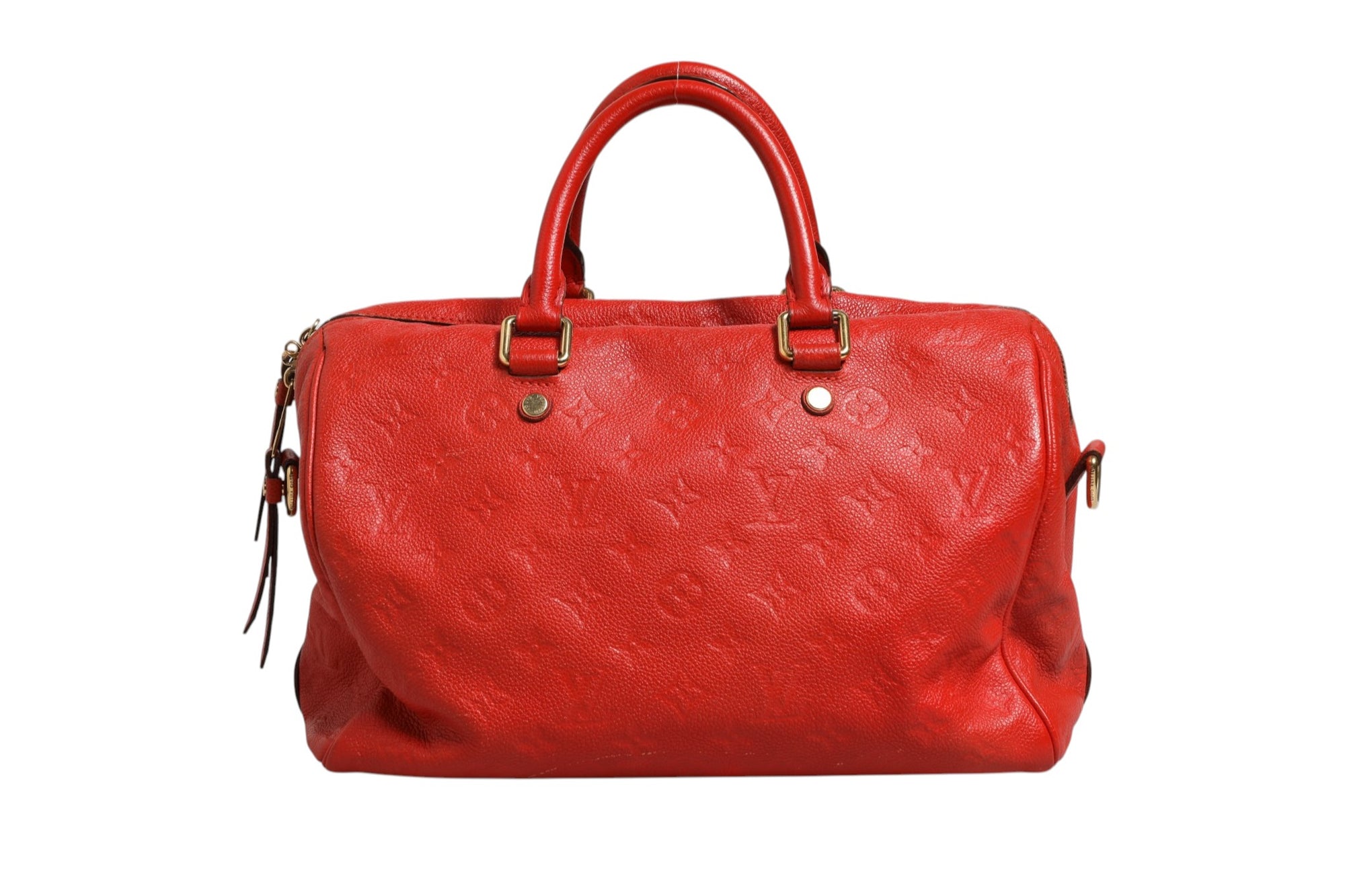 Τσάντα Louis Vuitton Monogram Empreinte Speedy Bandouliere 30 σε κόκκινο