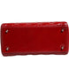 Christian Dior Cherry Red Patent Leather Cannage Quilting Small Lady Dior Bag