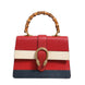 Gucci Dionysus Bamboo Medium Top Handle Bag White Blue Red