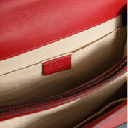 Gucci Dionysus Bamboo Medium Top Handle Bag White Blue Red