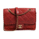 Chanel Mini Flap Bag Lambskin Braided Calfskin Gold Tone Metal