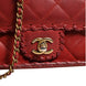 Chanel Mini Flap Bag Lambskin Braided Calfskin Gold Tone Metal