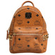 MCM Stark Mini Backpack in Visetos Cognac