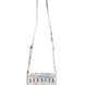 Balenciaga White Graffiti Print Leather Mini City Handbag