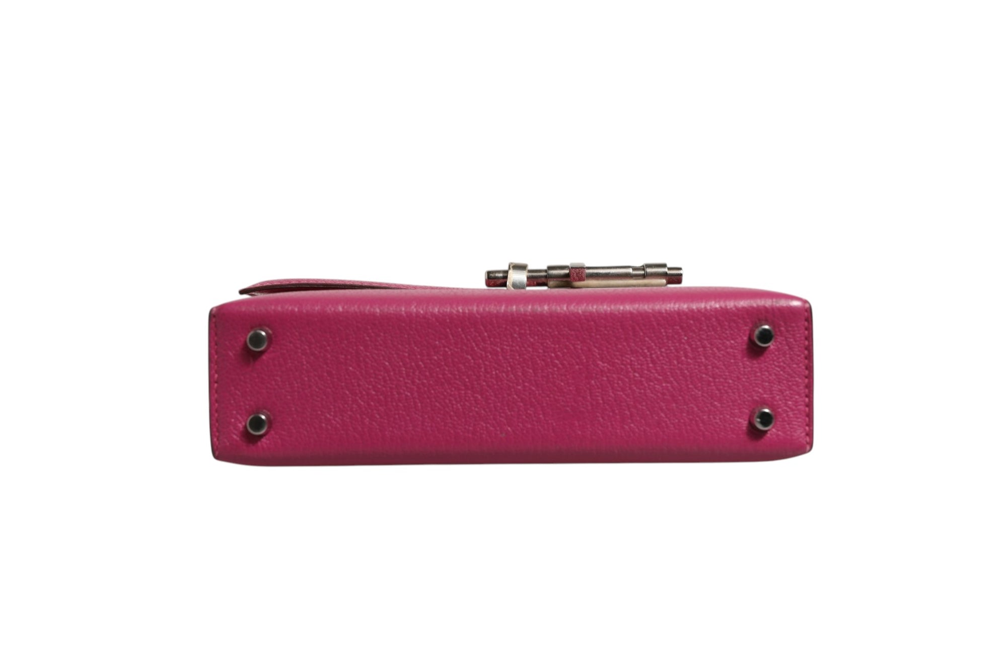Hermès Mini Verrou Chaine Bag Chevre Mysore Magnolia