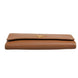 Prada Brown Leather Wallet with Gold Logo