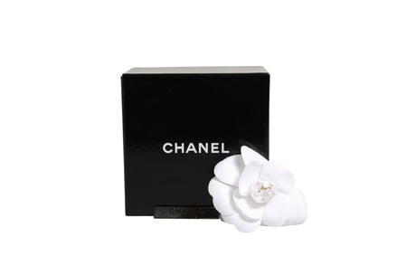 Chanel White flower Brooch