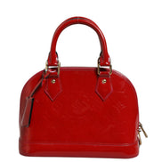 Τσάντα Louis Vuitton Pomme D'Amour Monogram Vernis Alma BB