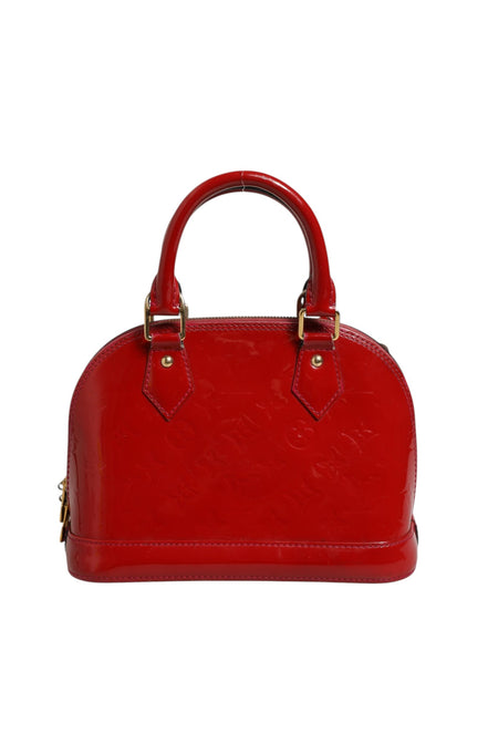 Τσάντα Louis Vuitton Pomme D'Amour Monogram Vernis Alma BB