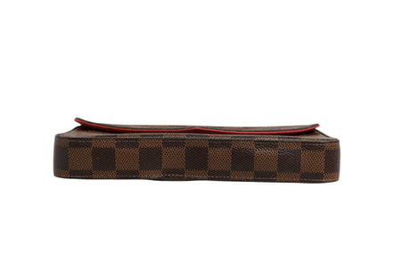 Πορτοφόλι με αλυσίδα Louis Vuitton Damier Ebene Pochette Felice