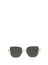 Valentino Garavani Black Metal Sunglasses