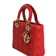 Christian Dior Lady Dior Cannage Leather Handbag