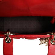 Christian Dior Lady Dior Cannage Leather Handbag