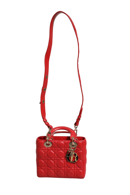 Christian Dior Lady Dior Cannage Leather Handbag